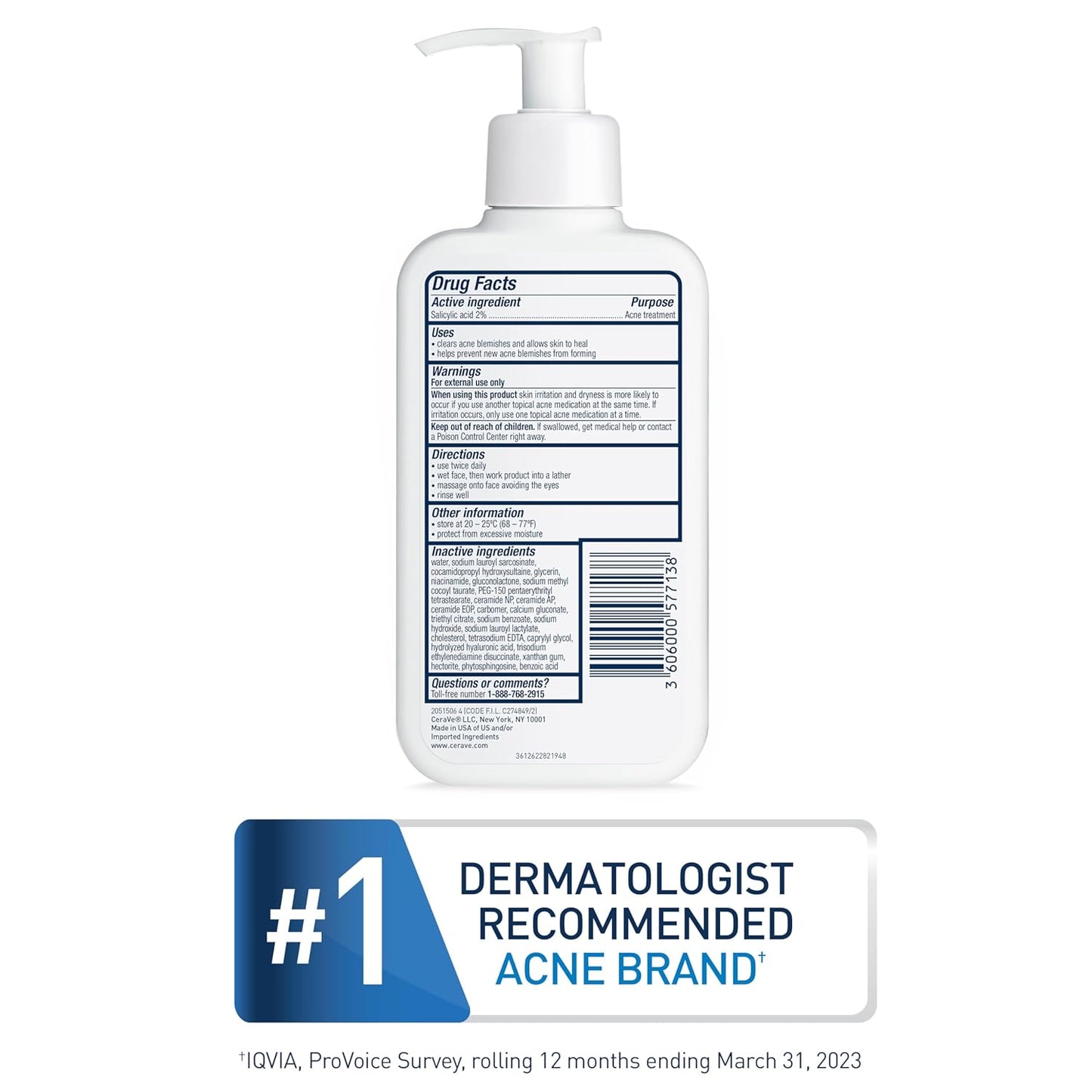 CeraVe Acne Control Cleanser 237ml