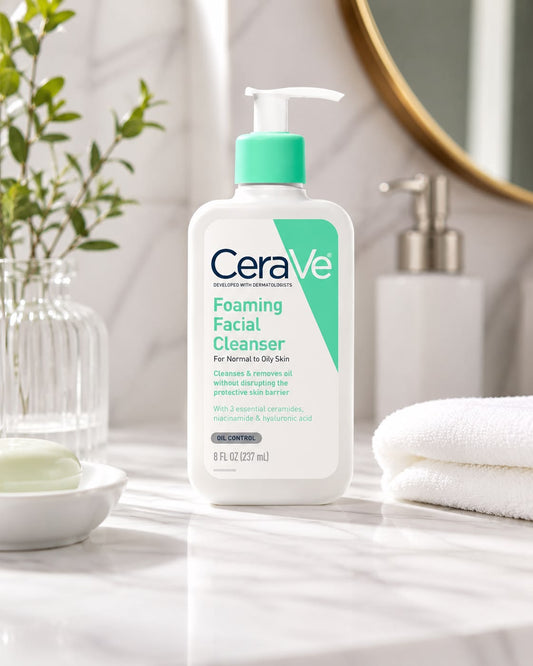 CeraVe Foaming Facial Cleanser Normal to Oily Skin 237ml