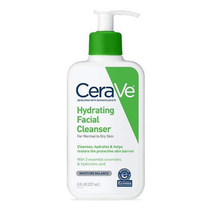 CeraVe Hydrating Facial Cleanser For Normal to Dry Skin 237ml