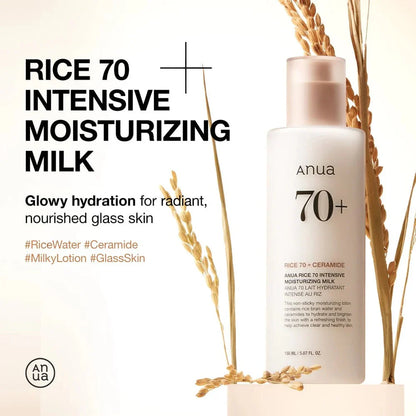 Anua - 70 Rice Ceramide Intensive Moisturizing Milk 150ml