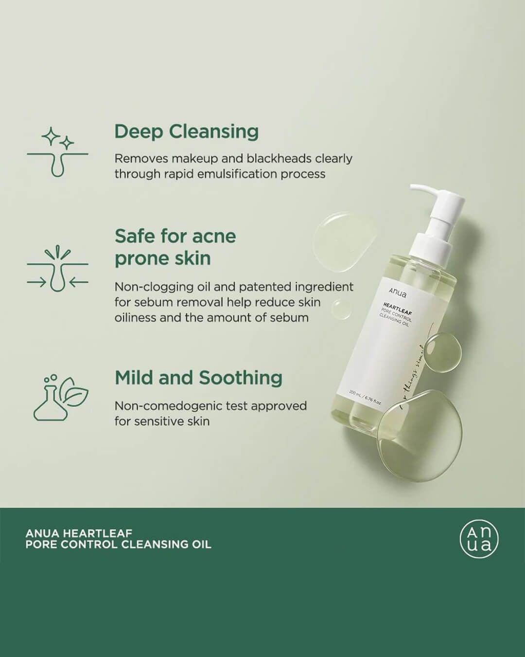 Anua - Heartleaf Pore Control Cleansing Oil - 200ml