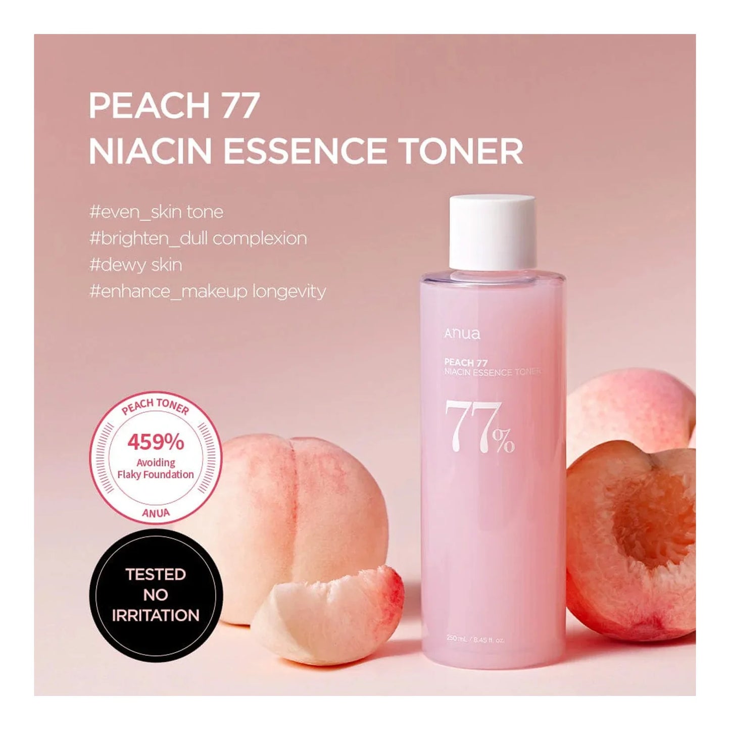 Anua - Peach 77 Niacin Essence Toner 77% 250ml