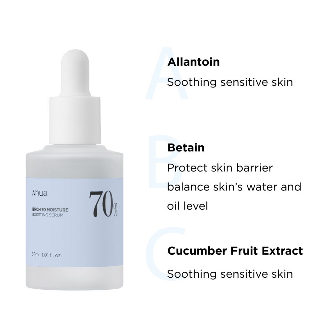 Anua Birch 70% Moisture Boosting Serum 30ml