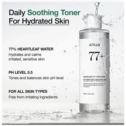 Anua Heartleaf 77% Soothing Toner 250ml