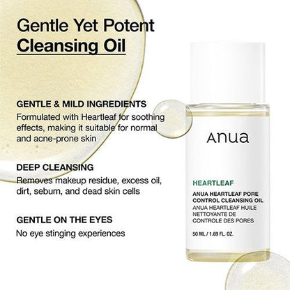 Anua Heartleaf Pore Control Cleansing Oil 20ml