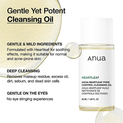 Anua Heartleaf Pore Control Cleansing Oil 20ml