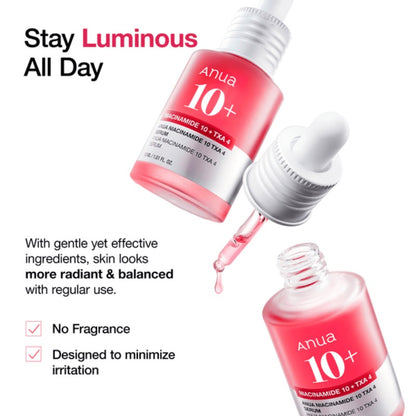 Anua Niacinamide 10%+TXA 4% Serum 30ml
