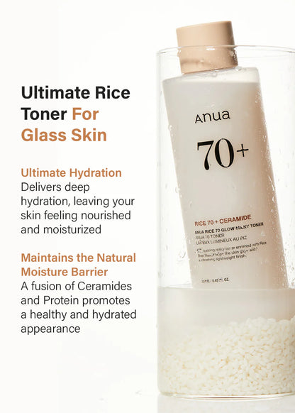 Anua Rice 70 Glow Milky Toner 250ml