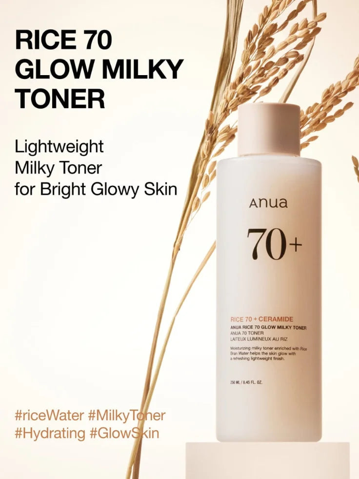 Anua Rice 70 Glow Milky Toner 250ml