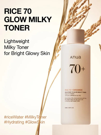 Anua Rice 70 Glow Milky Toner 250ml