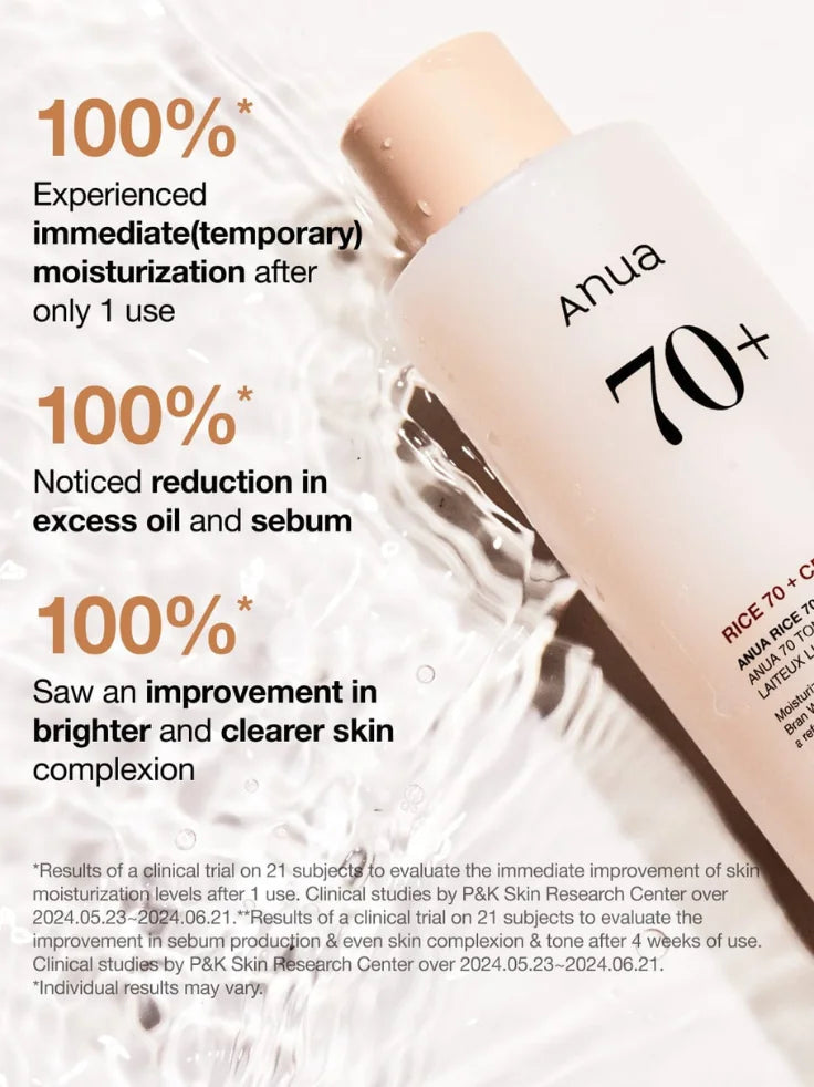 Anua Rice 70 Glow Milky Toner 250ml
