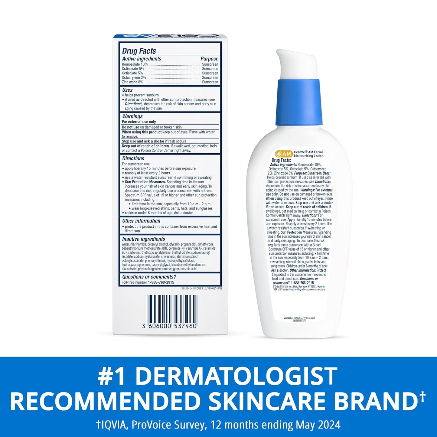 CeraVe Facial Moisturizing Lotion AM 89ml