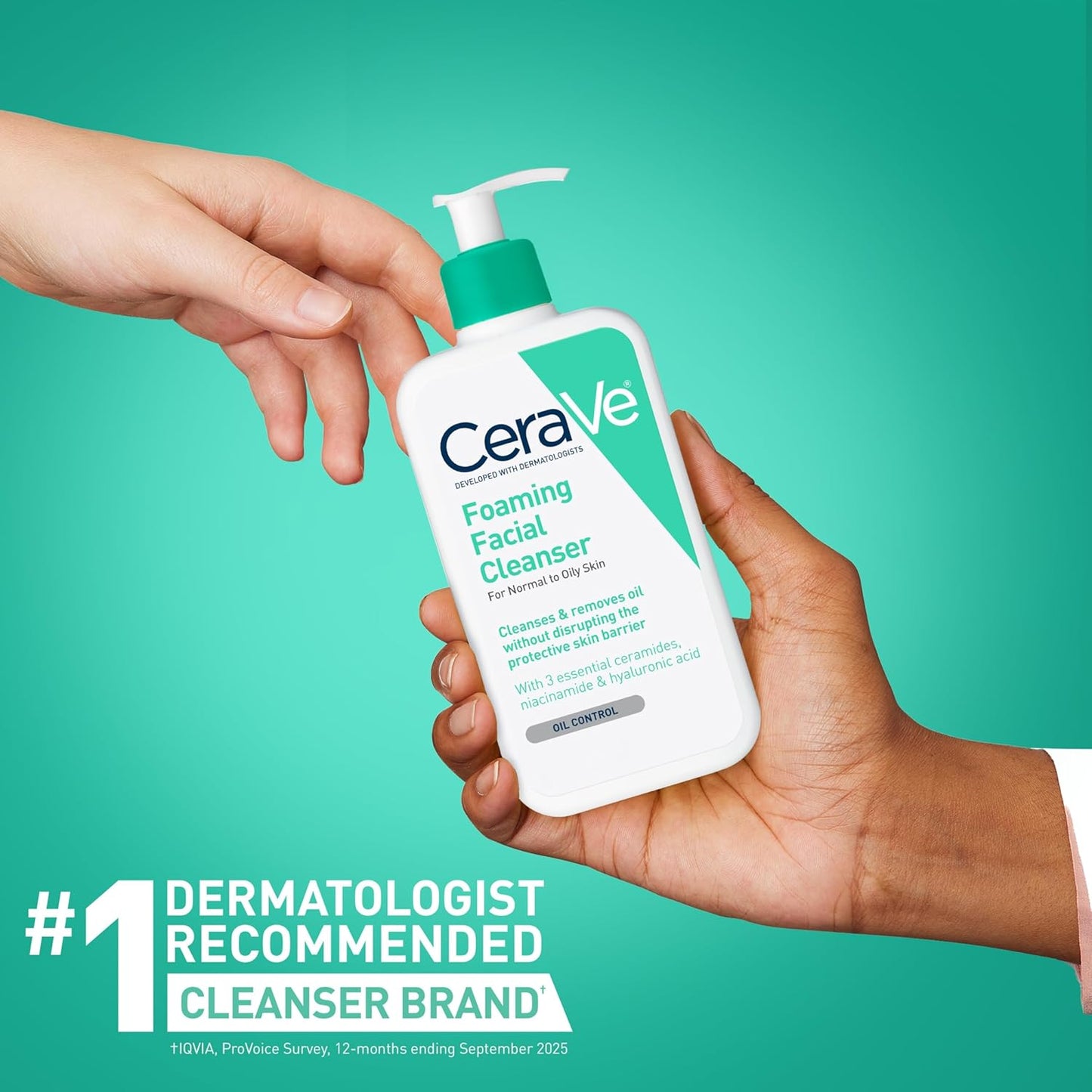 CeraVe Foaming Facial Cleanser Normal to Oily Skin 237ml