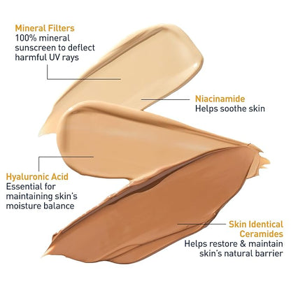 CeraVe Hydrating Mineral Sunscreen SPF 30 Face Lotion 50ml