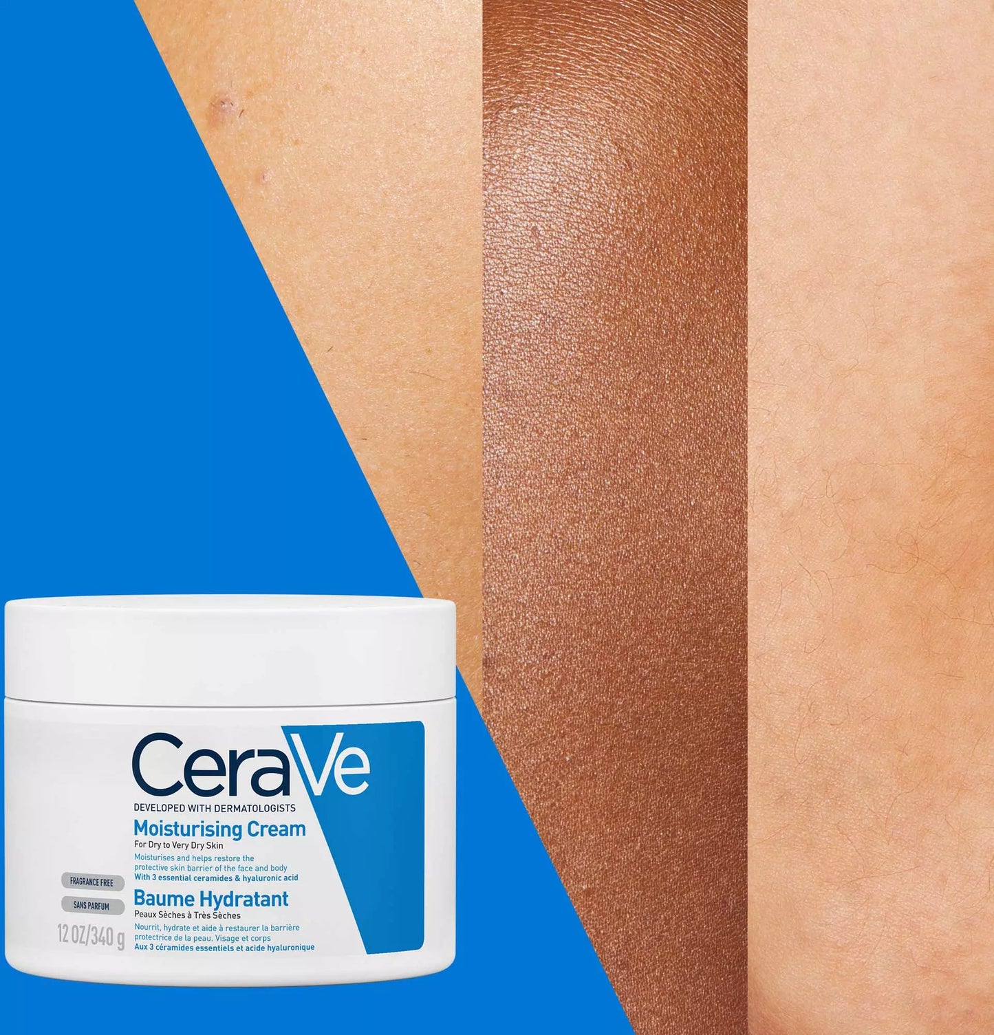 CeraVe Moisturising Cream with Baume Hydratant 340g
