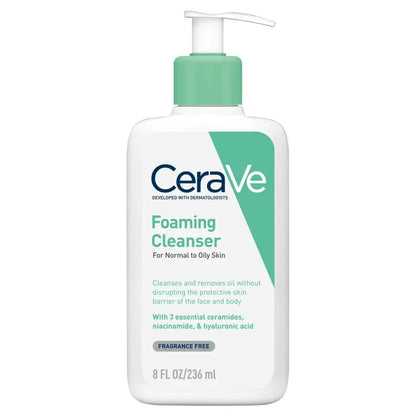 Cerave Foaming Cleanser For Normal To Oily Skin 236Ml
