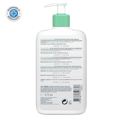 Cerave Foaming Cleanser For Normal To Oily Skin 473Ml