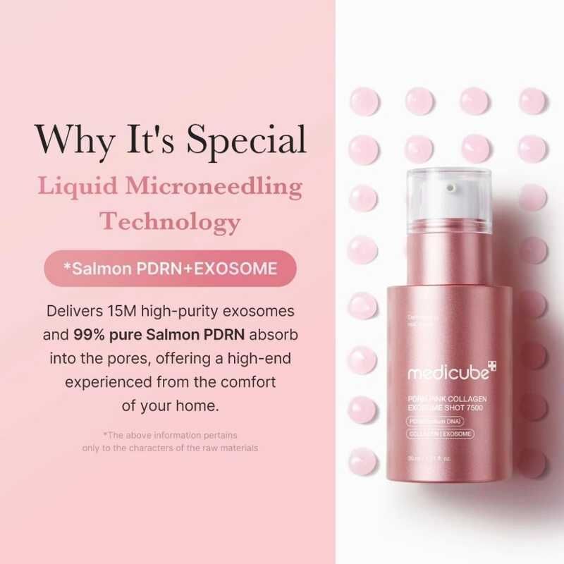 Medicube - PDRN Pink Collagen Exosome Shot 2000 - 30ml