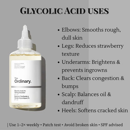 The Ordinary Glycolic Acid 7% Exfoliating Toner 240ml