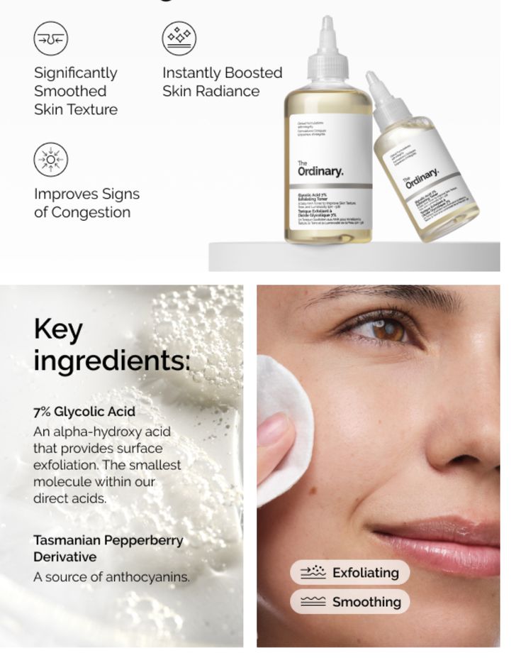 The Ordinary Glycolic Acid 7% Exfoliating Toner 240ml