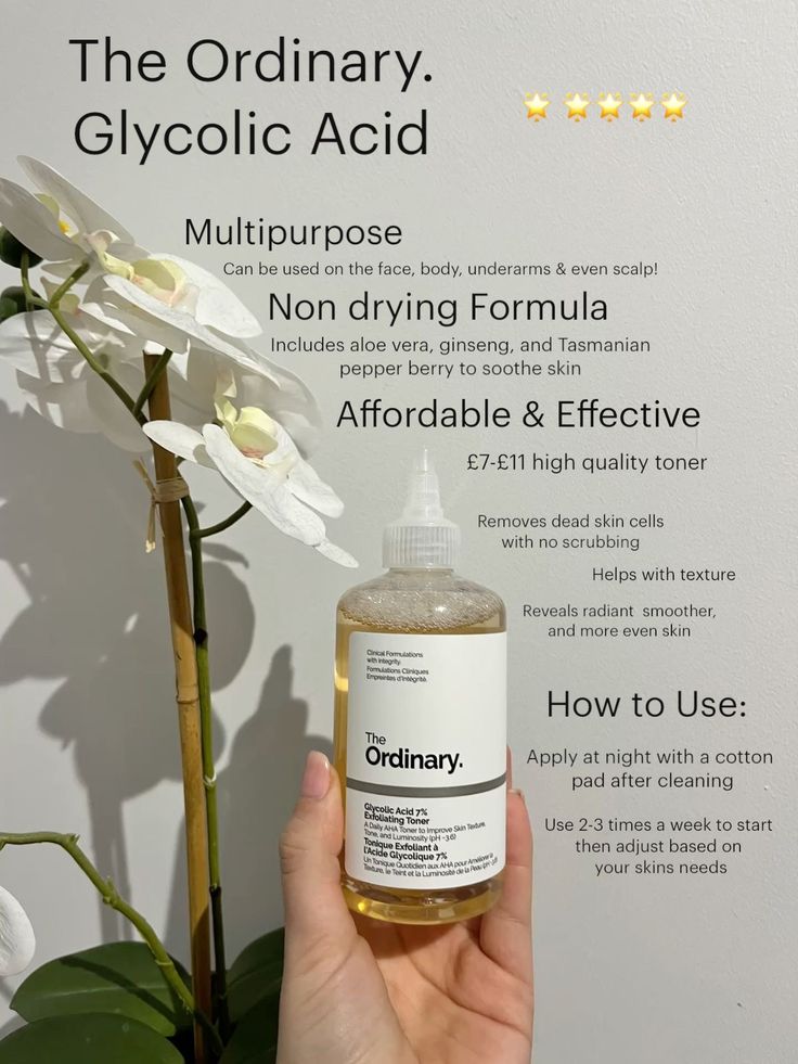 The Ordinary Glycolic Acid 7% Exfoliating Toner 240ml