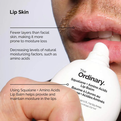 The Ordinary Squalane + Amino Acids Lip Balm 15 ml